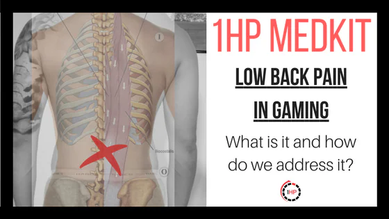 1HP Medkit: Low Back Pain in Gaming - What is it and how do we address it!