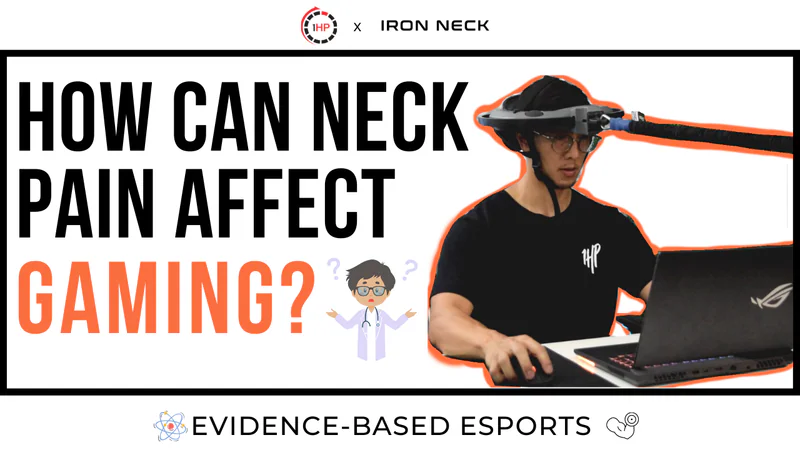 How does Neck pain affect gaming performance?