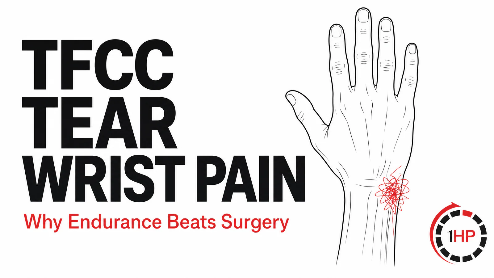 TFCC Tear Wrist Pain: Why Endurance Beats Surgery